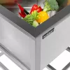 Ванна моечная двухсекционная сварная с бортом КОБОР ВМСБ/2-154/80/430